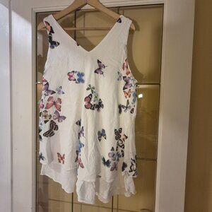 Knack Sleeveless Fully Lined Cotton Top